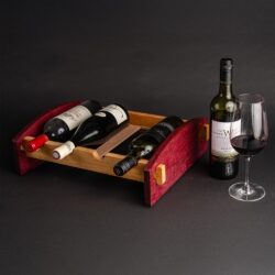 4 bottle wine rack top layer -Shedload Designs