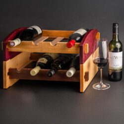 Shedload Designs 4 slot wine rack